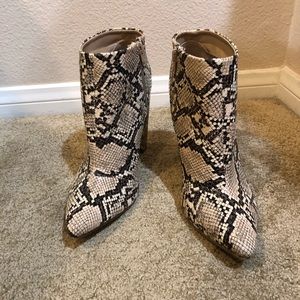 Snakeskin Brooke Booties